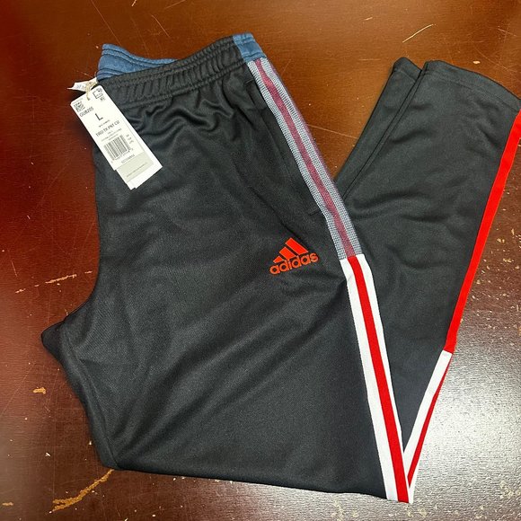 adidas Other - Adidas Mens Black Tiro Elastic Waist Pockets Activewear Track Pants Size L XL